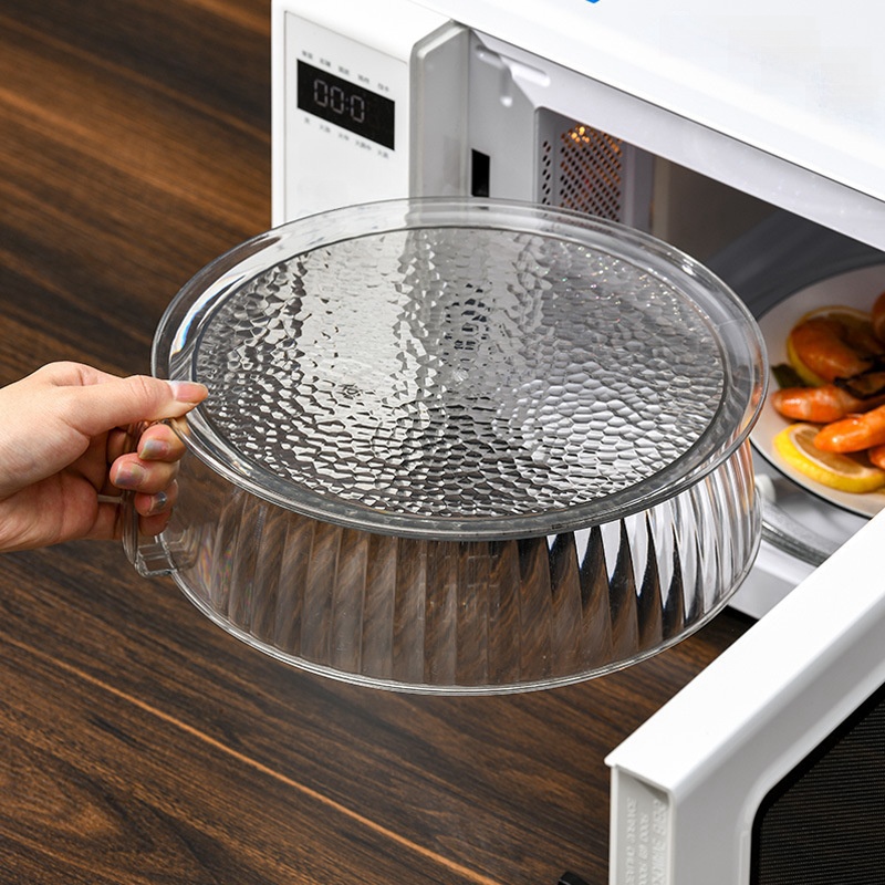 Food Storage Tupperware - Food Plates Covers Microwave-Safe Plastic Food