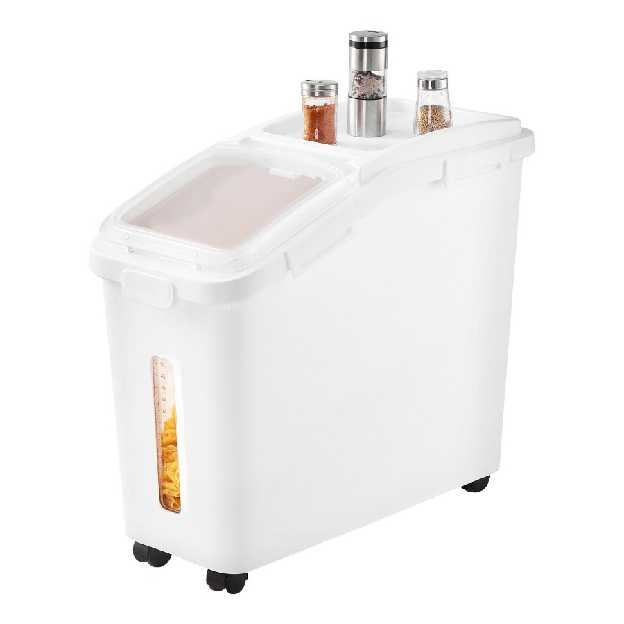 Food Storage With Wheels - Large 11.4Gallon/50L Rice Storage Container for