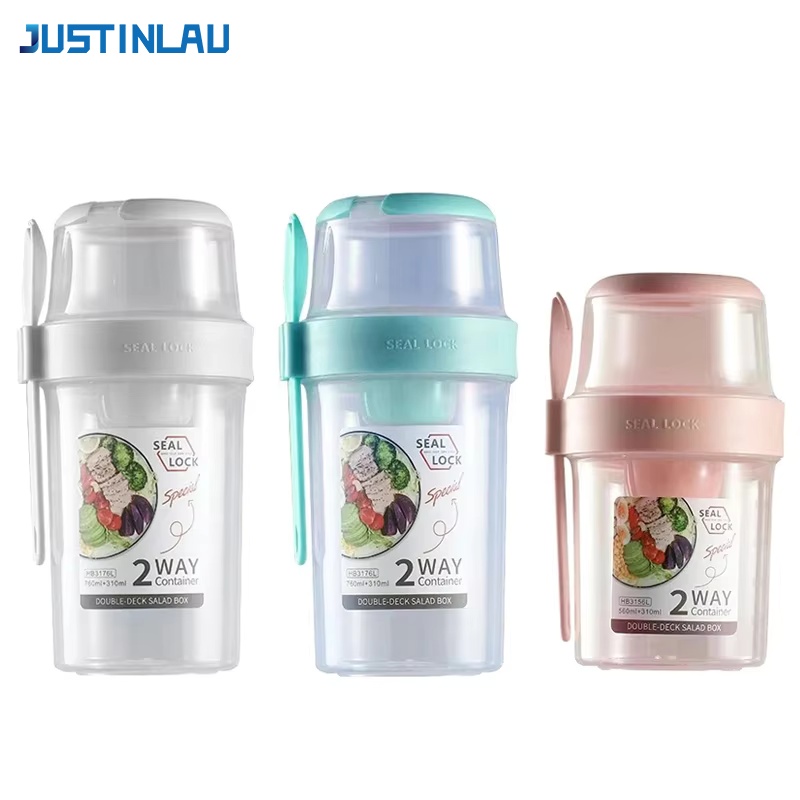 Food Storage Tupperware - JUSTINLAU Portable Fitness Weight Reducing Salad