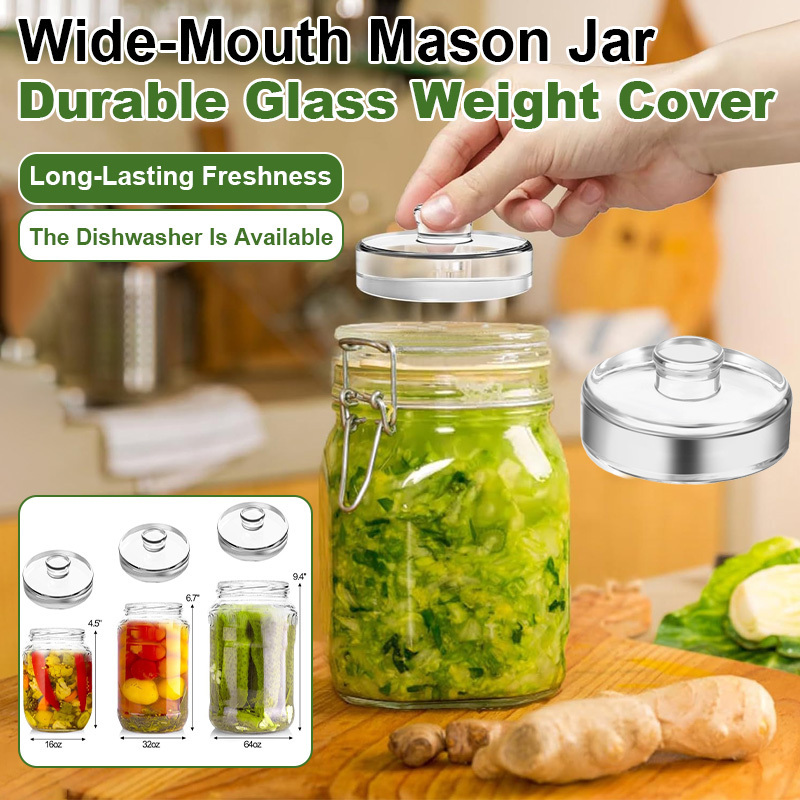 Mason Jar Wide Mouth - Wide Mouth Canning Jars with Glass