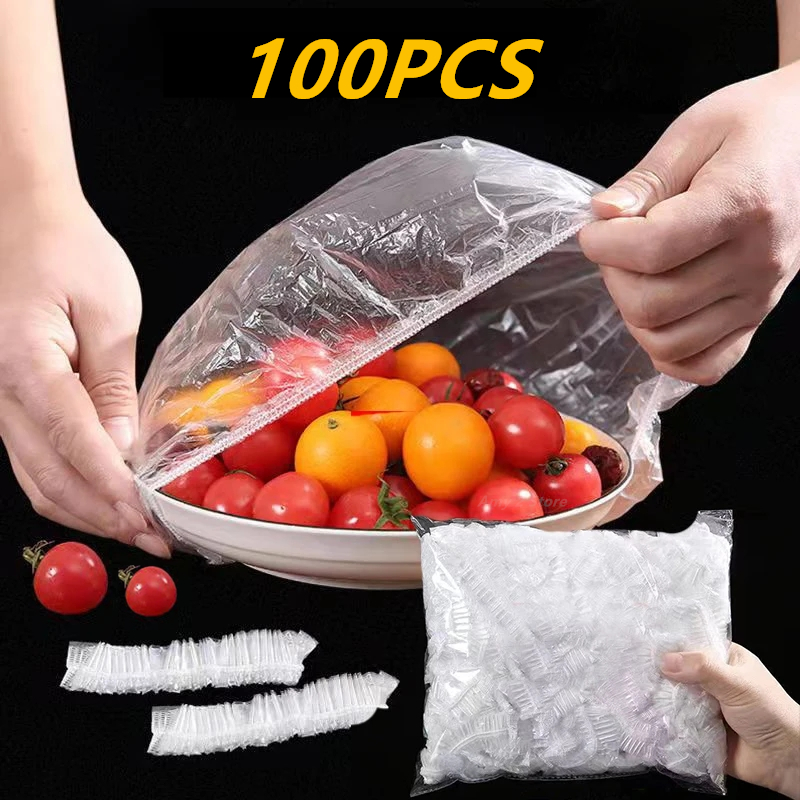 Food Storage Tupperware - Reusable Disposable Food Cover Plastic Wrap