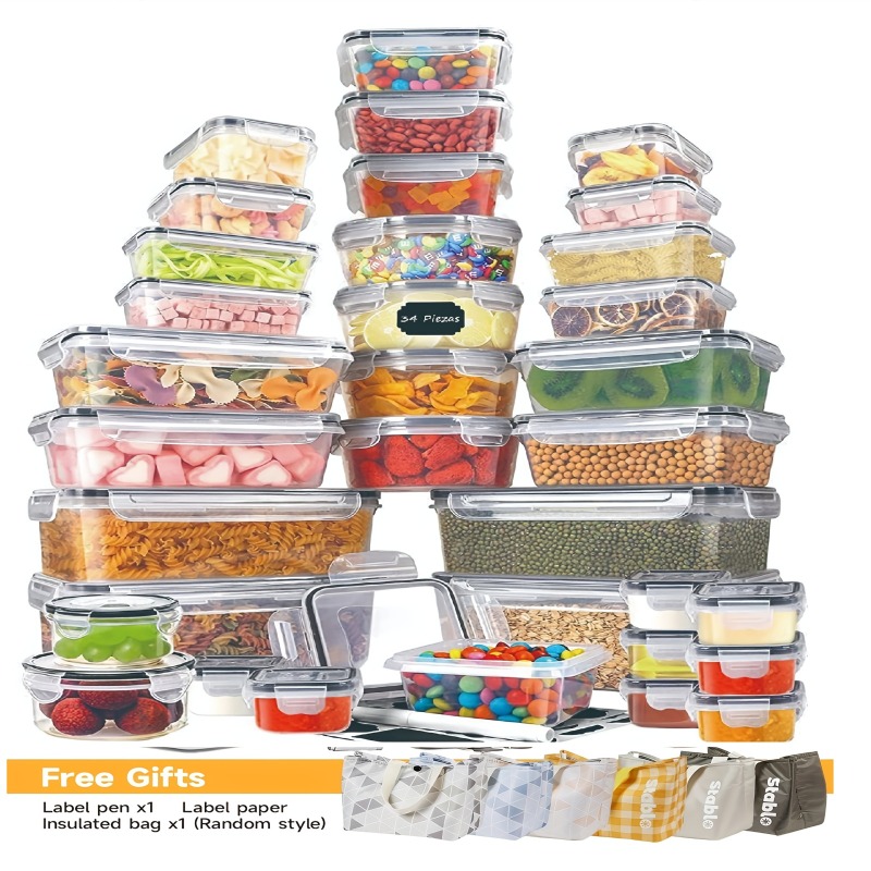 Food Storage Airtight - 48PCS BPA-Free Food Storage Set –