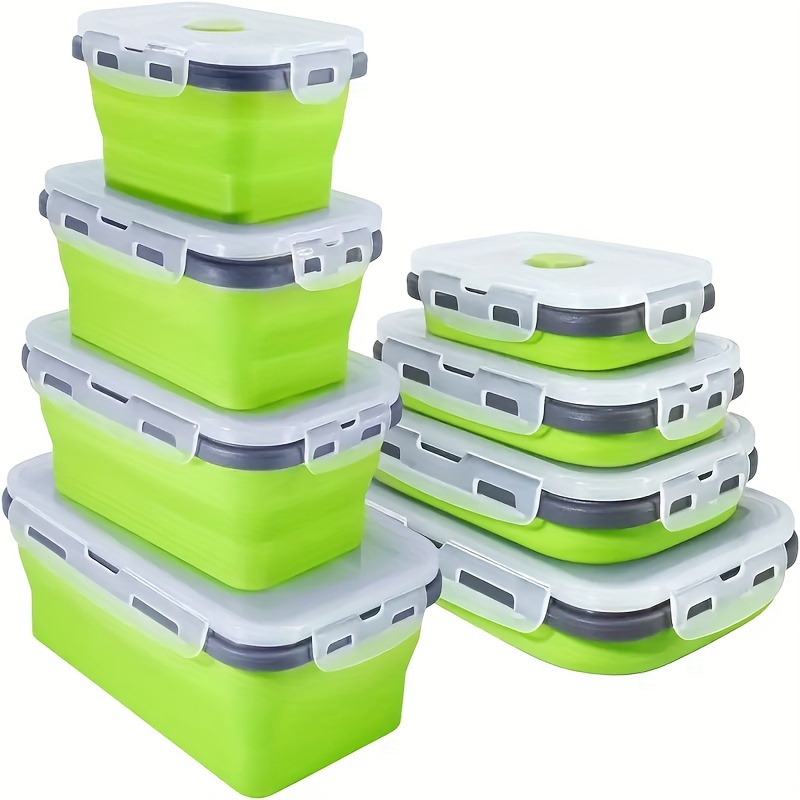 Food Storage Tupperware - 1/4pcs Collapsible Silicone Food Storage Container