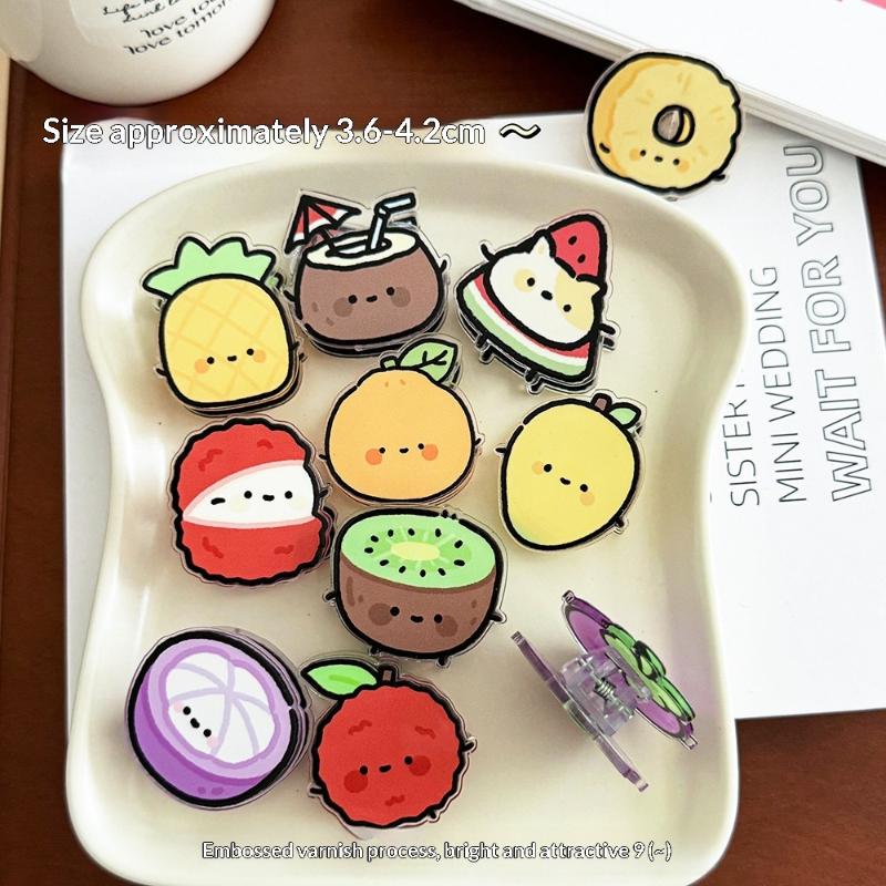 Food Storage Notes - Cartoon Fruit Cute Sealing Clip Practical