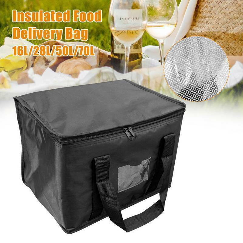 1pc Large Insulated Picnic Bag - Food Storage Zipper ulasan dan harga