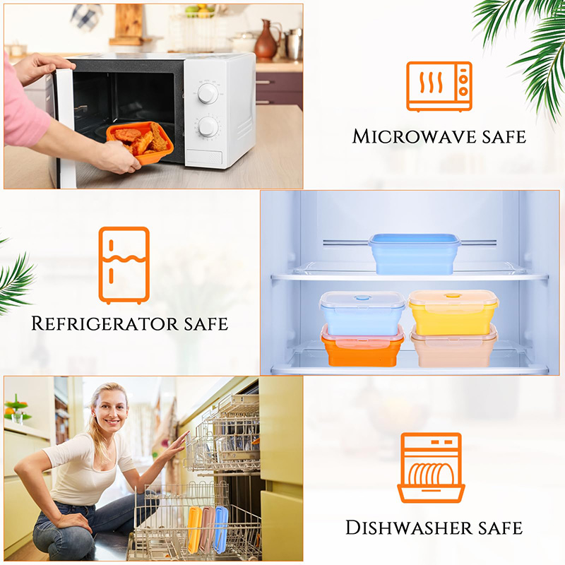 Collapsible Food Storage Conta - Food Storage Tupperware ulasan dan harga