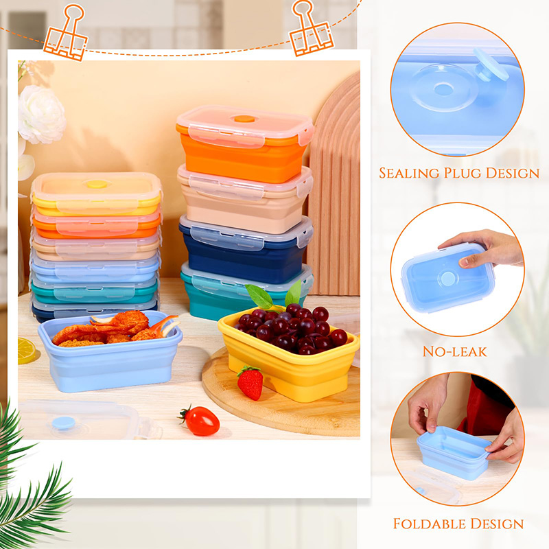 Collapsible Food Storage Conta - Food Storage Tupperware ulasan dan harga