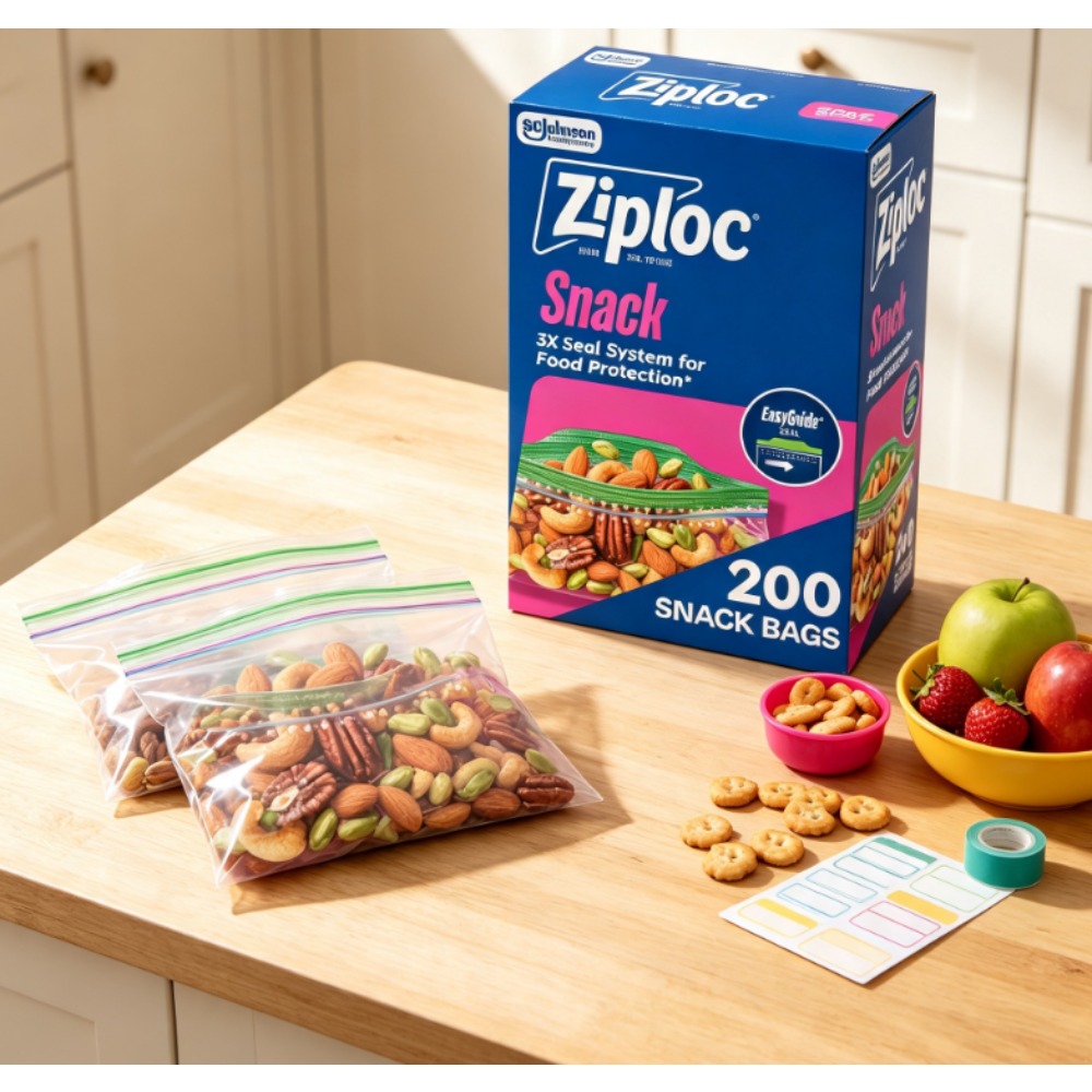 Ziploc® Brand Snack Bags with  - Food Storage Brands ulasan dan harga