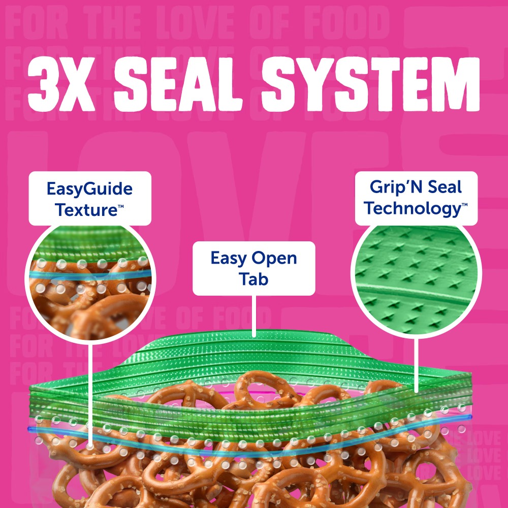 Ziploc® Brand Snack Bags with  - Food Storage Brands ulasan dan harga