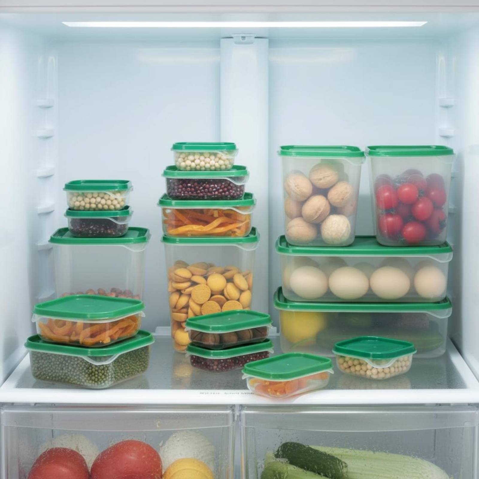 17 Pieces Fridge Storage Box S - Food Storage Airtight ulasan dan harga