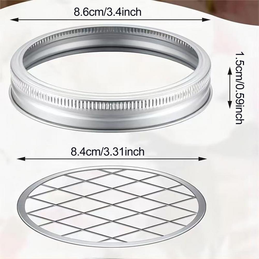 Metal Mason Flower Jar Insert  - Mason Jar Wide Mouth ulasan dan harga