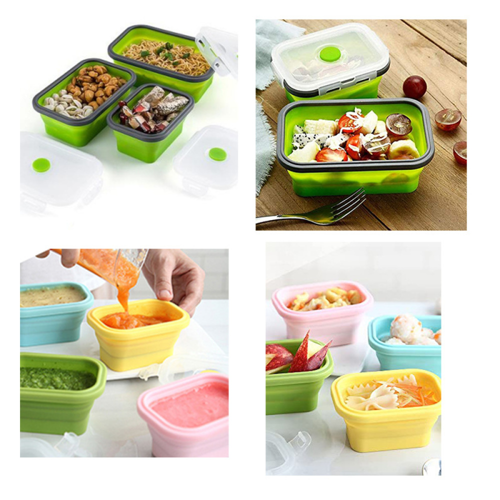 Space Saving Collapsible Silic - Food Storage Non Toxic ulasan dan harga