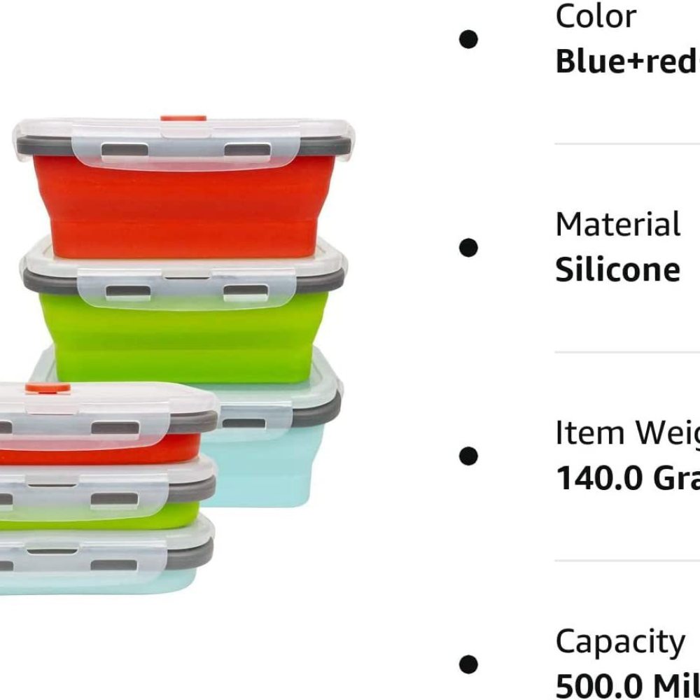 Space Saving Collapsible Silic - Food Storage Non Toxic ulasan dan harga