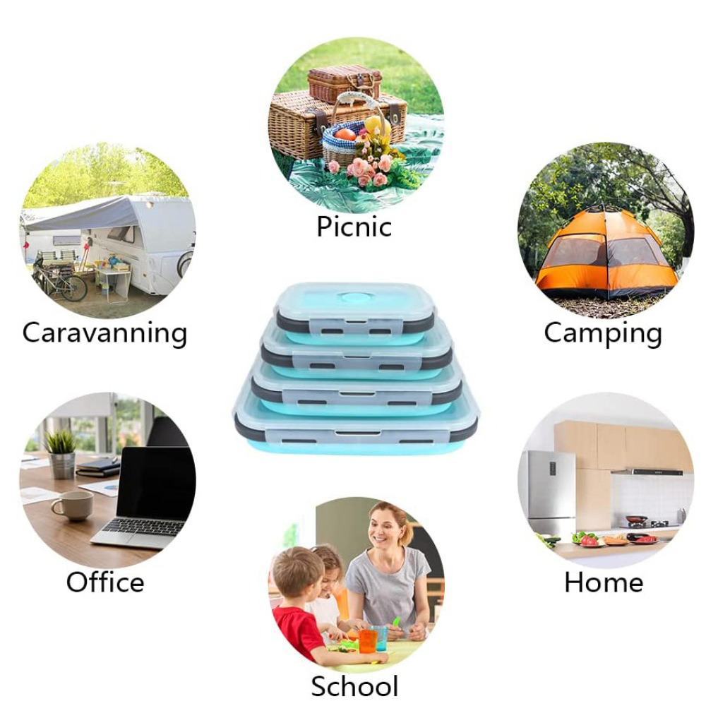 Space Saving Collapsible Silic - Food Storage Non Toxic ulasan dan harga