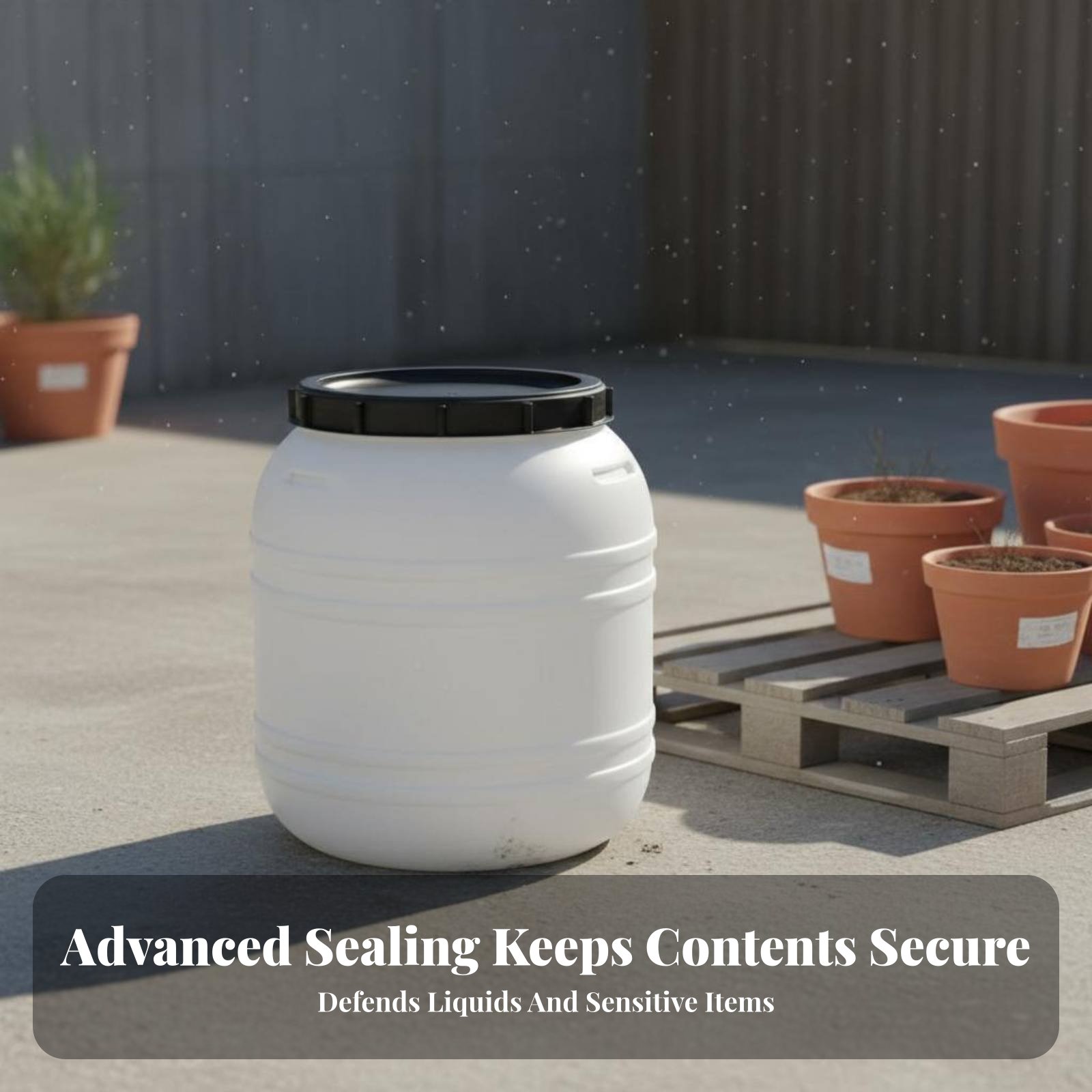 Food Grade Plastic Barrel Airt - Food Storage Airtight ulasan dan harga