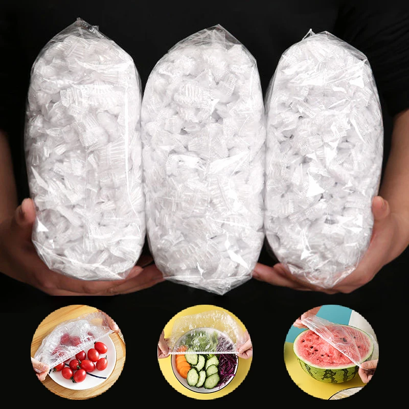 200PCS Disposable Food Cover P - Food Storage Tupperware ulasan dan harga