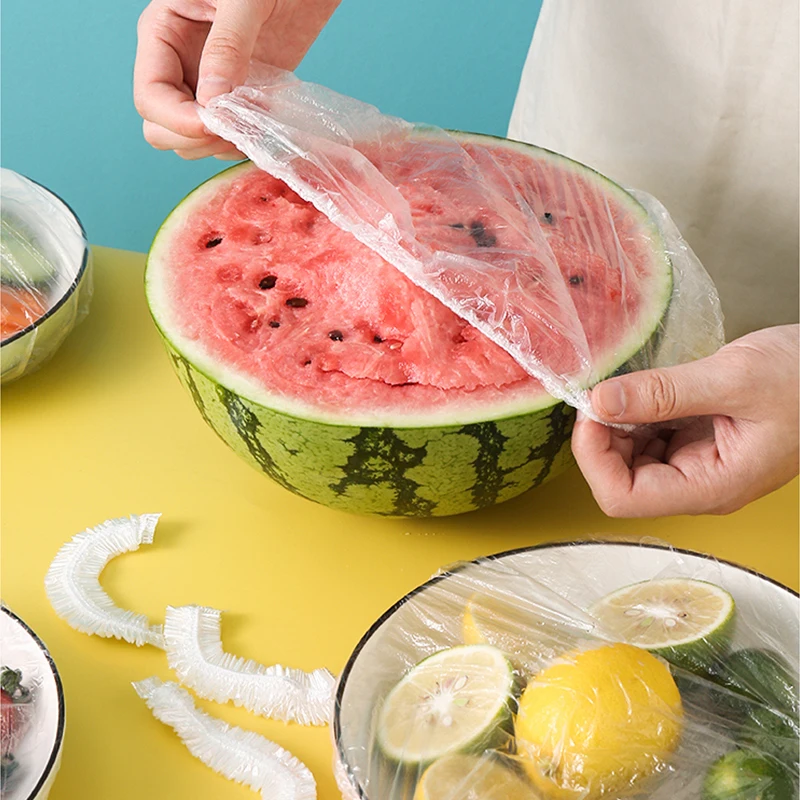 200PCS Disposable Food Cover P - Food Storage Tupperware ulasan dan harga