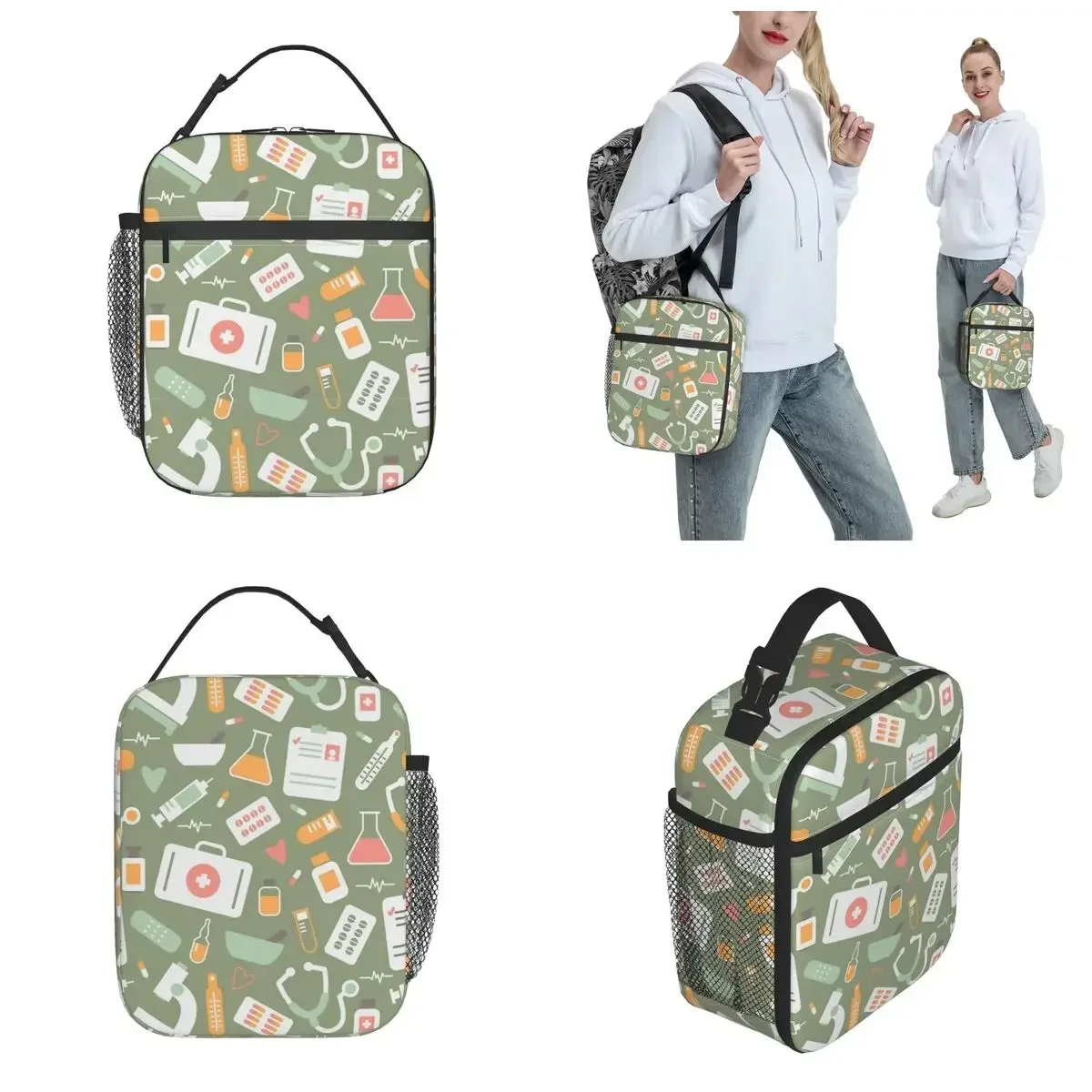 Nurse Healthcare Pattern Merch - Food Storage Zipper ulasan dan harga