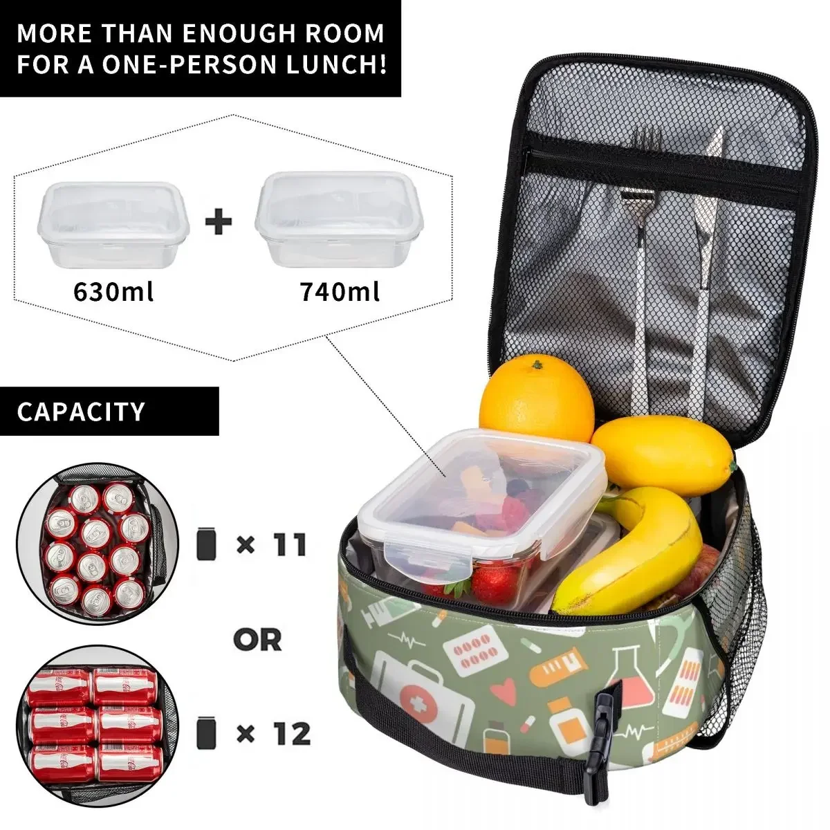 Nurse Healthcare Pattern Merch - Food Storage Zipper ulasan dan harga