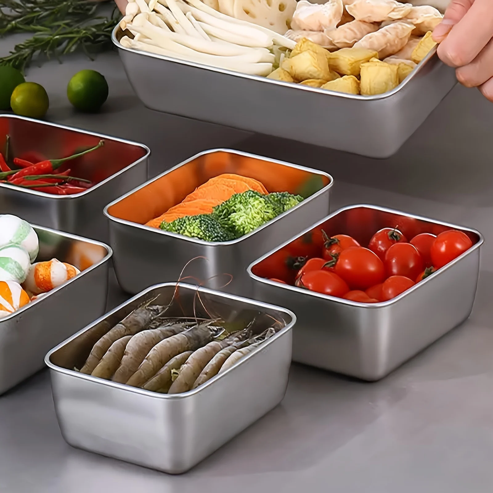 Stainless Steel Food Storage C - Food Storage Containers Set ulasan dan harga