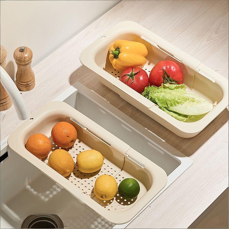 【HMA】Telescopic Drain Basket,  - Food Storage Non Toxic ulasan dan harga