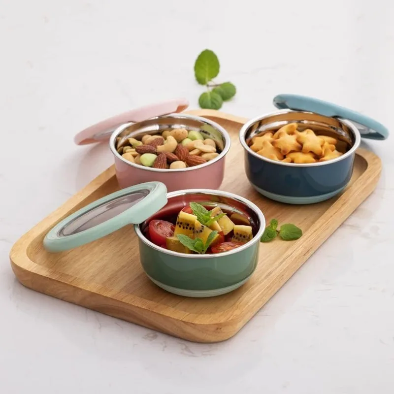 Stainless Steel Crisper Round  - Food Storage Tupperware ulasan dan harga
