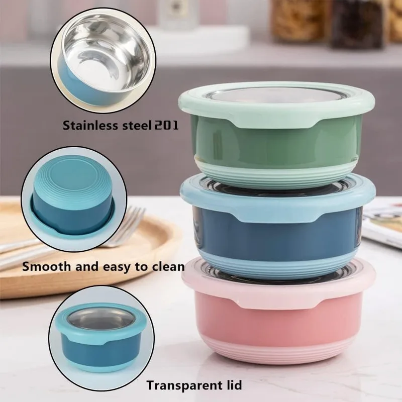 Stainless Steel Crisper Round  - Food Storage Tupperware ulasan dan harga