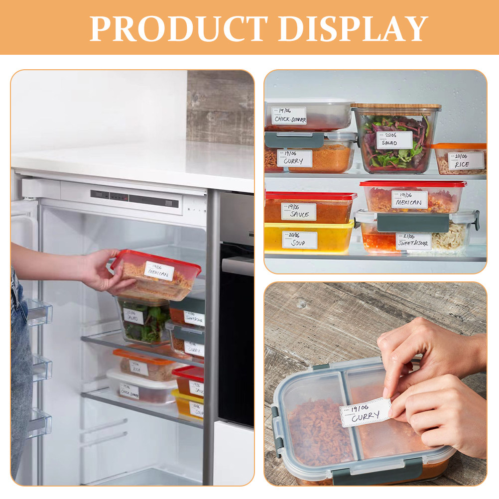 10Sheets Waterproof Oilproof L - Food Storage Notes ulasan dan harga