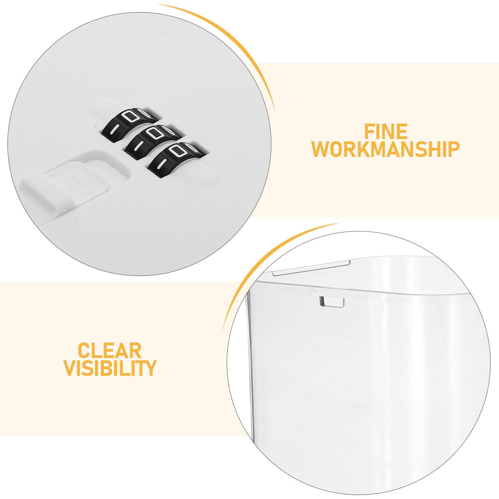 Clear Stackable Lock Box for F - Food Storage Lock Box ulasan dan harga