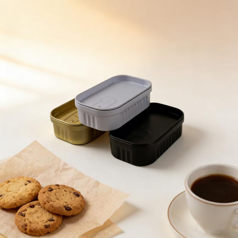 Sardine Can Shaped Storage Tin - Food Storage Non Toxic ulasan dan harga