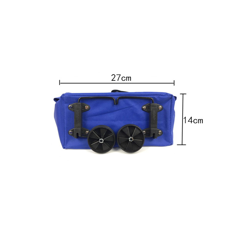 Folding Shopping Pull Cart Tro - Food Storage With Wheels ulasan dan harga