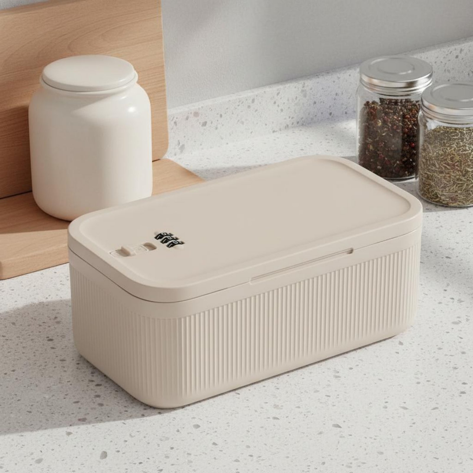 Combination Lock Box Smell Res - Food Storage Lock Box ulasan dan harga