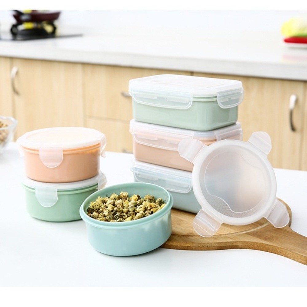5PCS Portable Plastic Food Sto - Food Storage Lock Box ulasan dan harga