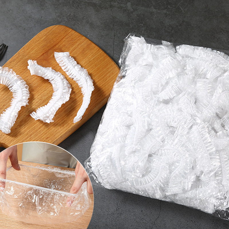200PCS Disposable Food Cover   - Food Storage Tupperware ulasan dan harga