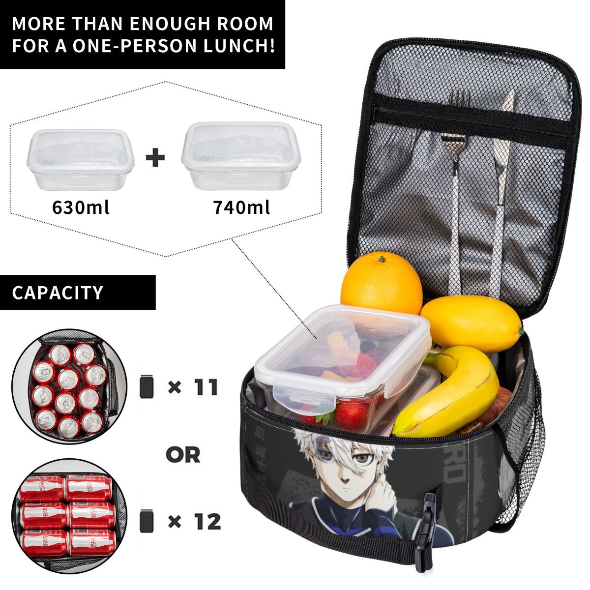 Insulated Lunch Boxes Anime Bl - Food Storage Lock Box ulasan dan harga
