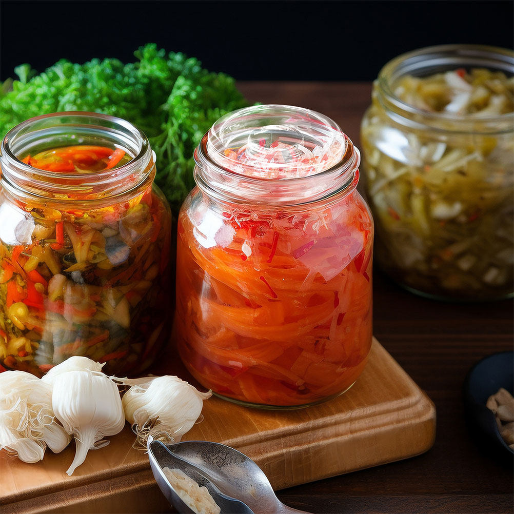 2Pcs Wide Mouth Fermenting Gla - Mason Jar Wide Mouth ulasan dan harga