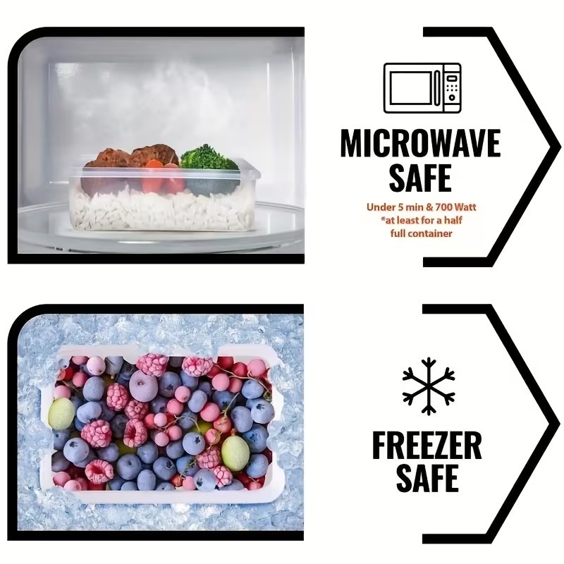 4-Piece Clear Food Storage Con - Food Storage Containers Set ulasan dan harga