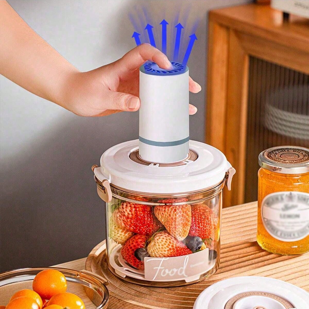 1 Kitchen Food Grade Vacuum Se - Food Storage Vacuum ulasan dan harga