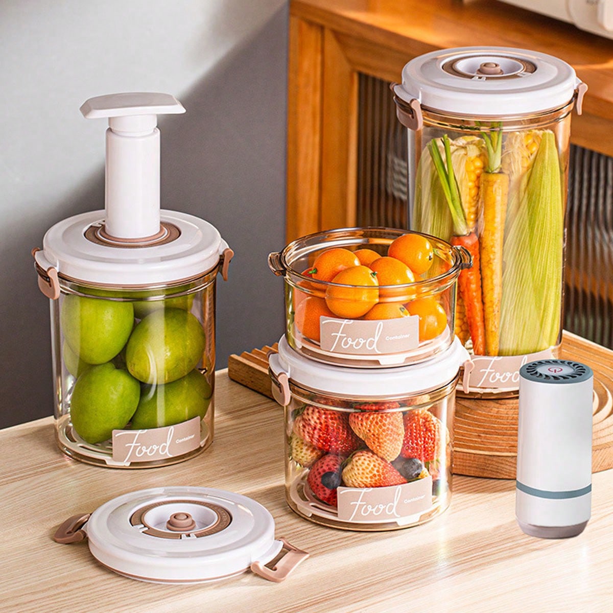 1 Kitchen Food Grade Vacuum Se - Food Storage Vacuum ulasan dan harga