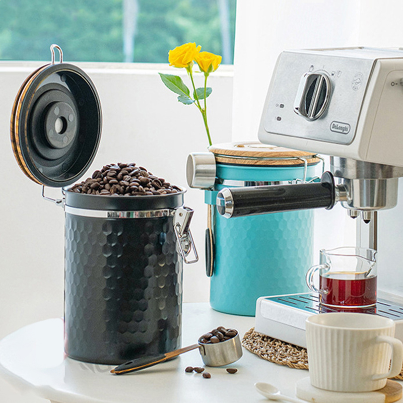 Kitchen Stainless Steel Coffee - Food Storage Airtight ulasan dan harga