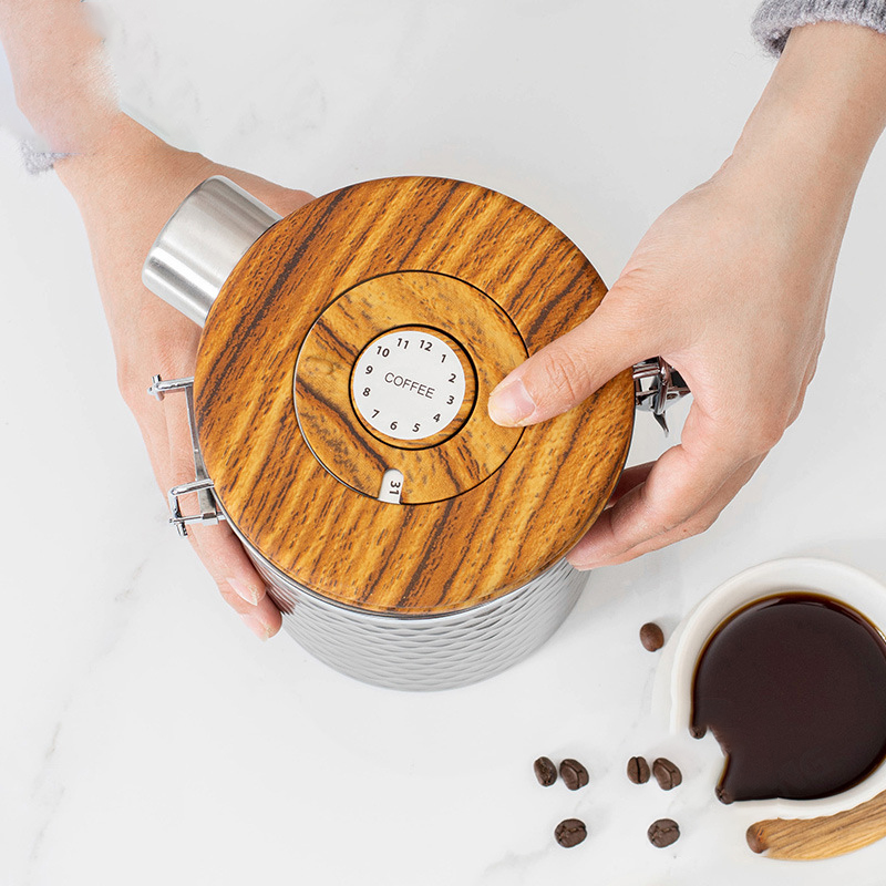 Kitchen Stainless Steel Coffee - Food Storage Airtight ulasan dan harga