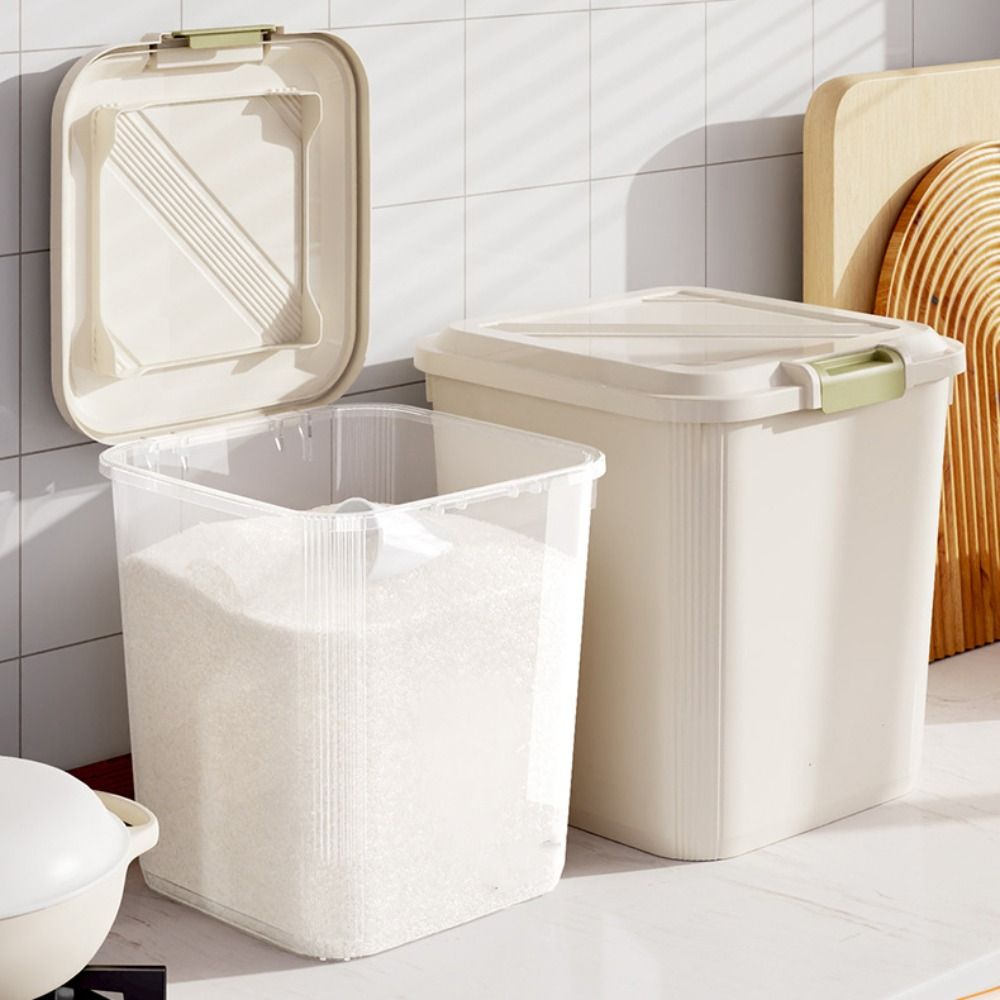Insect Proof Rice Storage Box  - Food Storage With Wheels ulasan dan harga