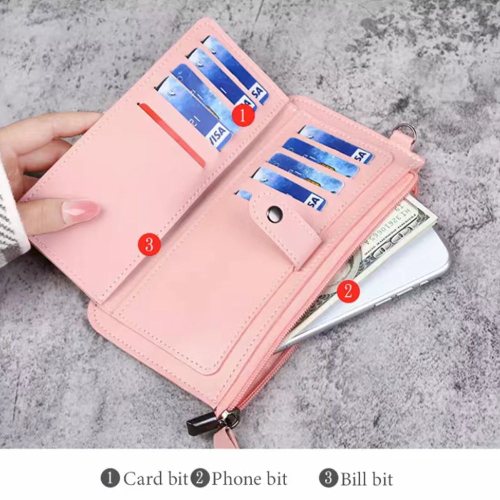 Women Fashion Pu Leather Walle - Food Storage Notes ulasan dan harga