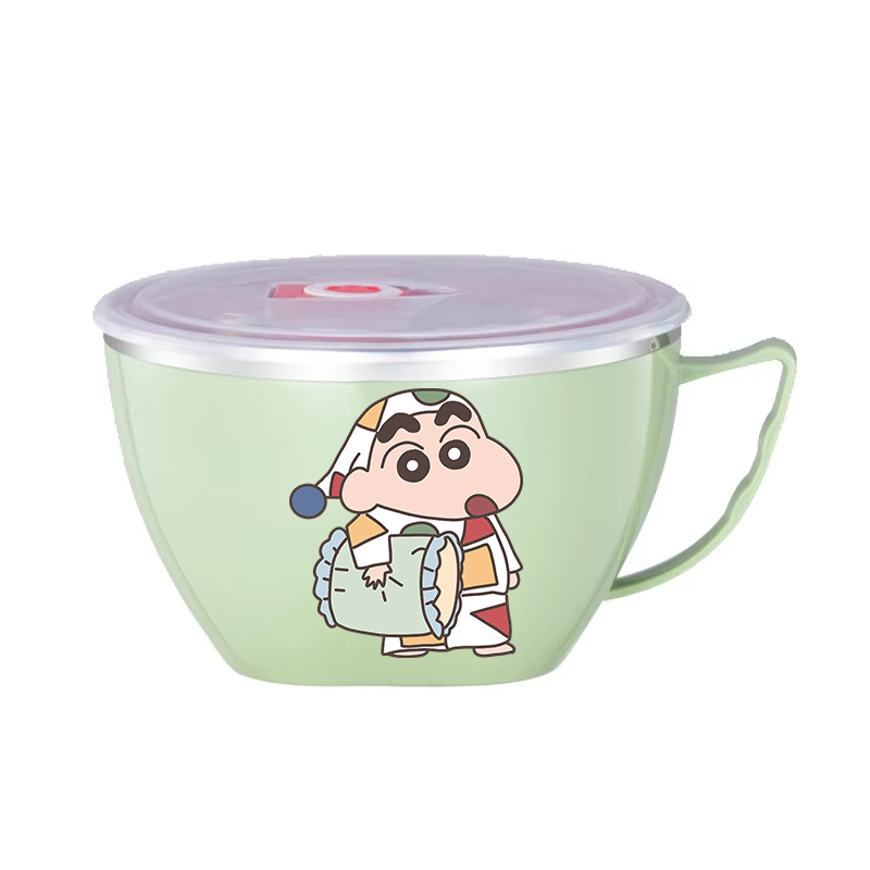 Crayon Shin-chan Noodle Bowl L - Food Storage Containers Set ulasan dan harga