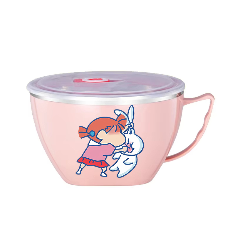 Crayon Shin-chan Noodle Bowl L - Food Storage Containers Set ulasan dan harga