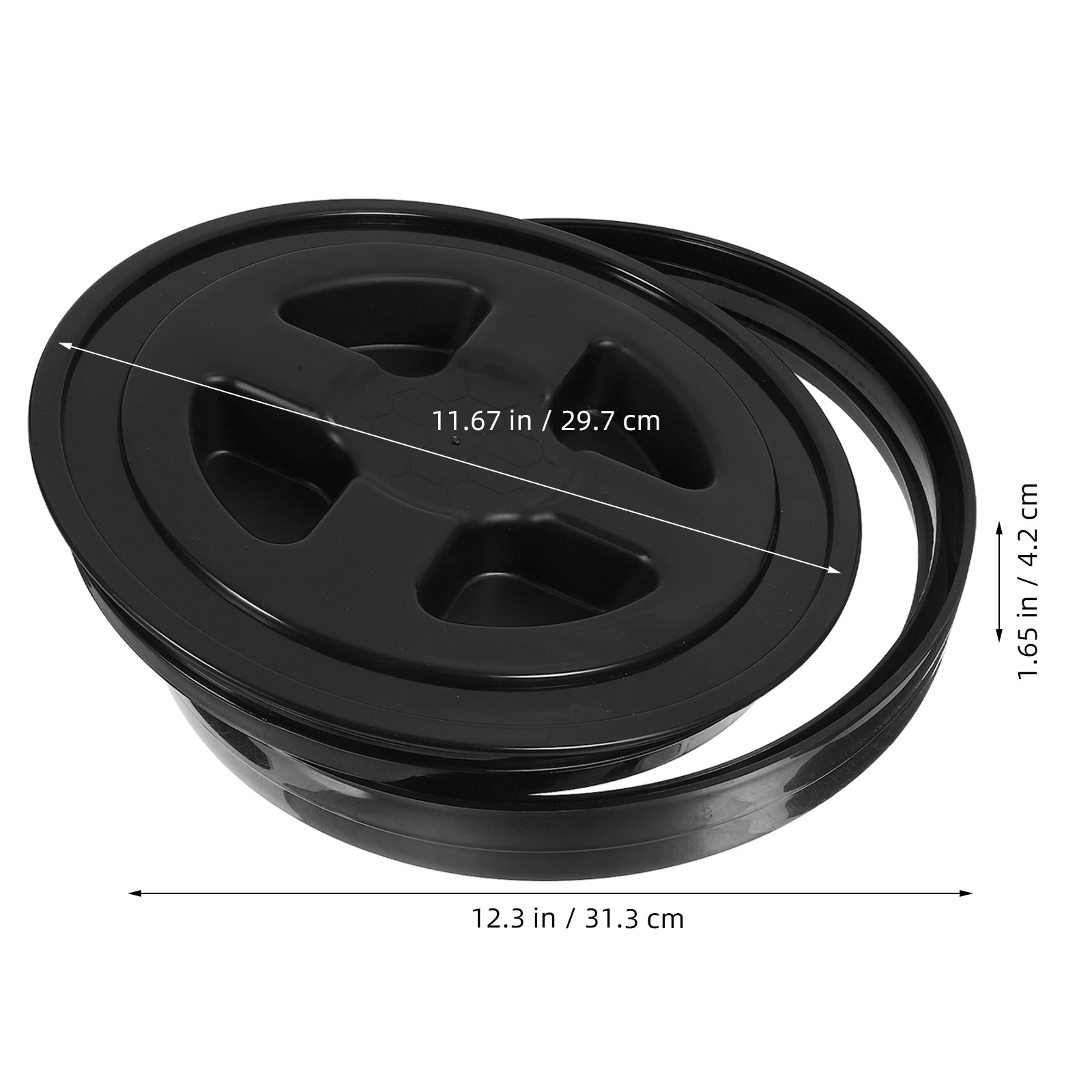 2Pcs Lock Bucket Lid Airtight  - Food Storage Airtight ulasan dan harga