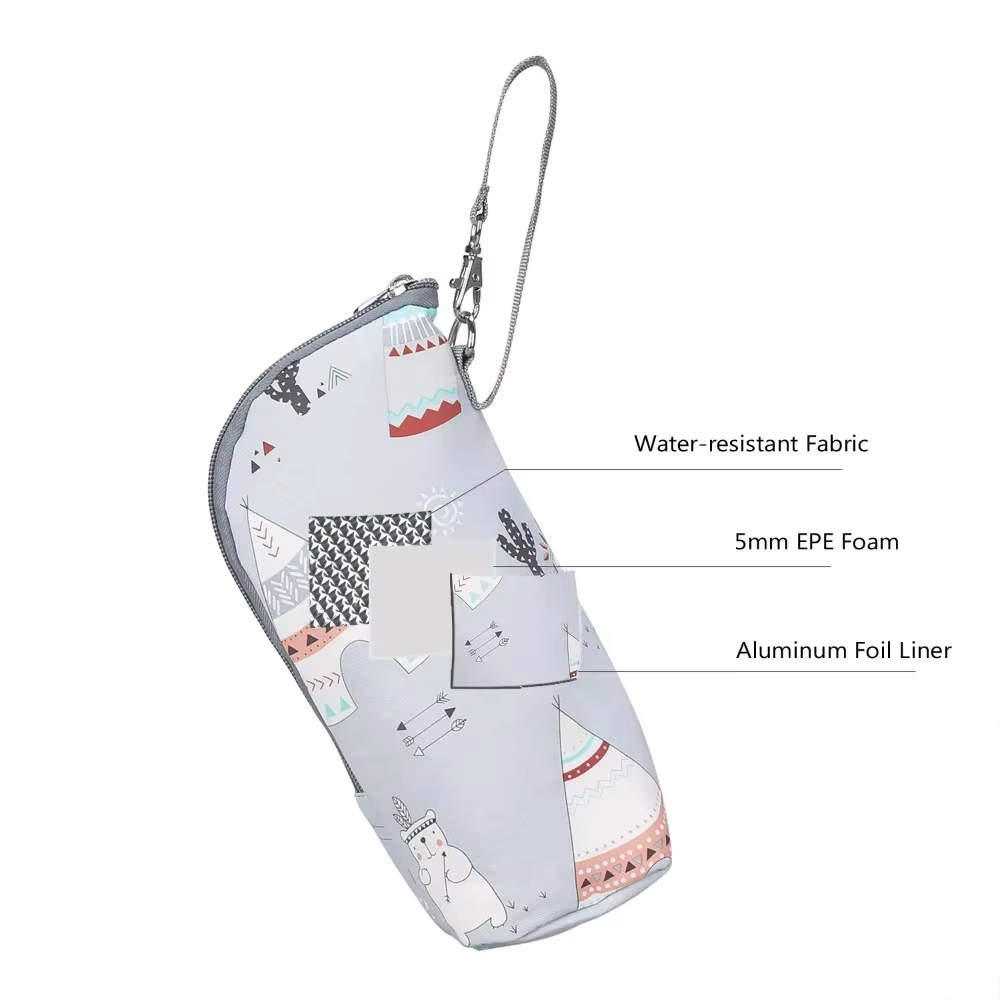Baby Bottle Insulation Bag Uni - Food Storage Zipper ulasan dan harga