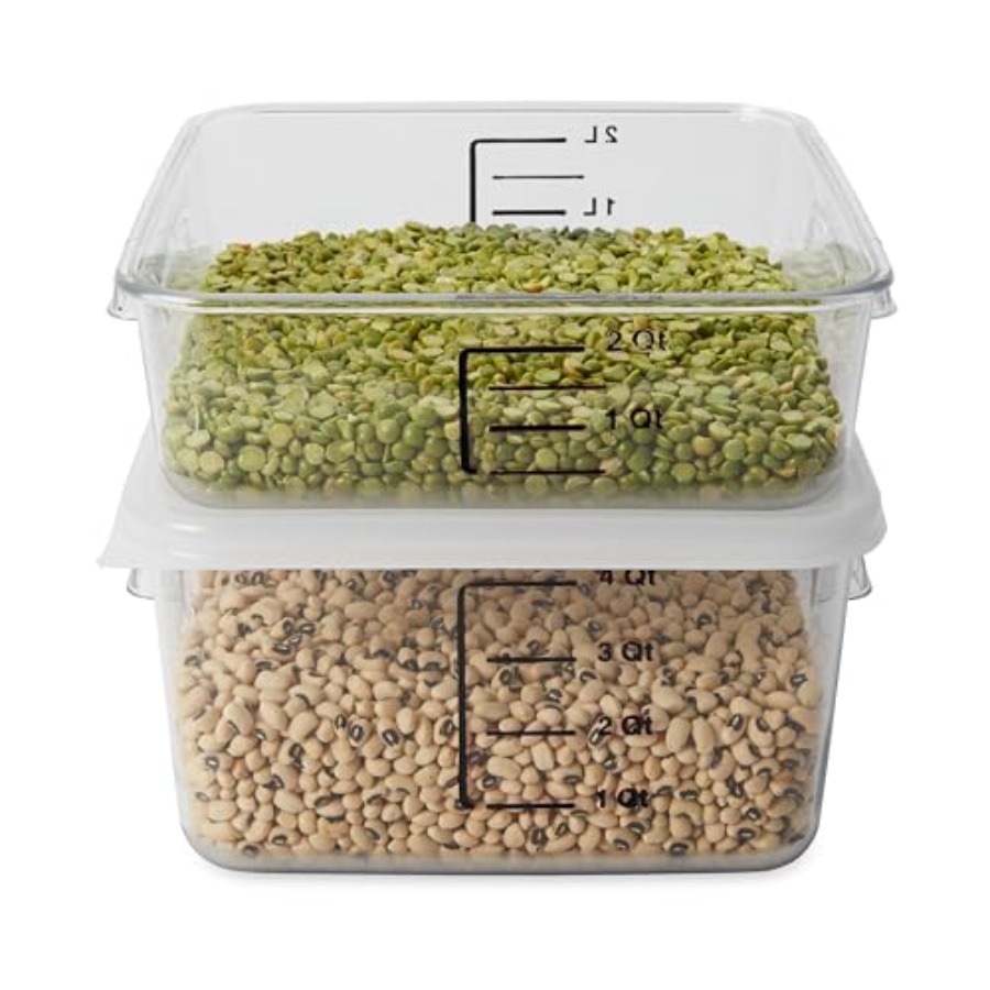 Space Saving Square Food Stora - Food Storage Quart Containers ulasan dan harga