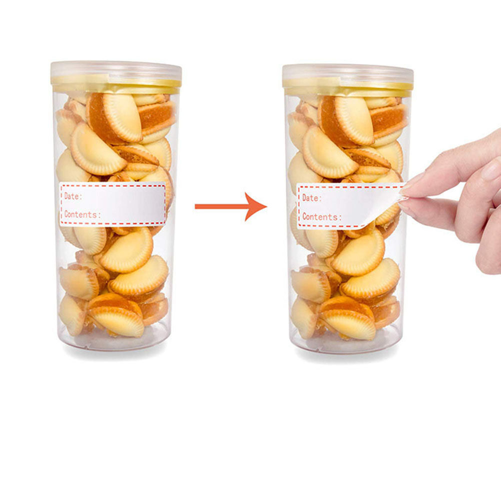 500Pcs Food Storage Labels Rec - Food Storage Notes ulasan dan harga