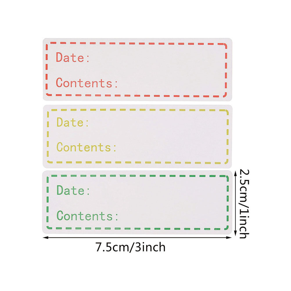 500Pcs Food Storage Labels Rec - Food Storage Notes ulasan dan harga